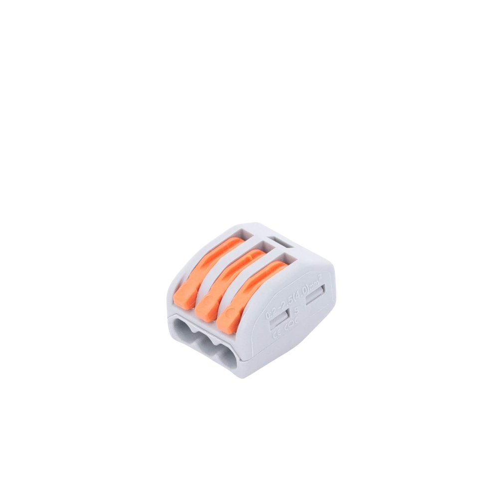 Conector Compacto para 1 Cable de Entrada 2 Cables de Salida / Cables Compatibles 12AWG-28AWG