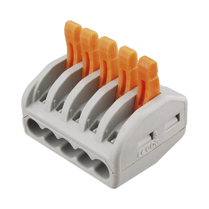 Conector Compacto para 1 Cable de Entrada 4 Cables de Salida / Cables Compatibles 12AWG-28AWG