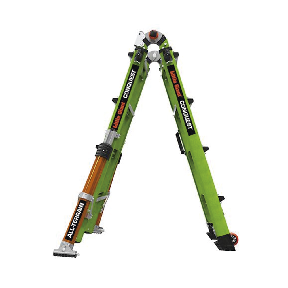 Escalera Multi-Posiciones de 6.7 m (22') para Suelos Inclinados o con Desniveles.