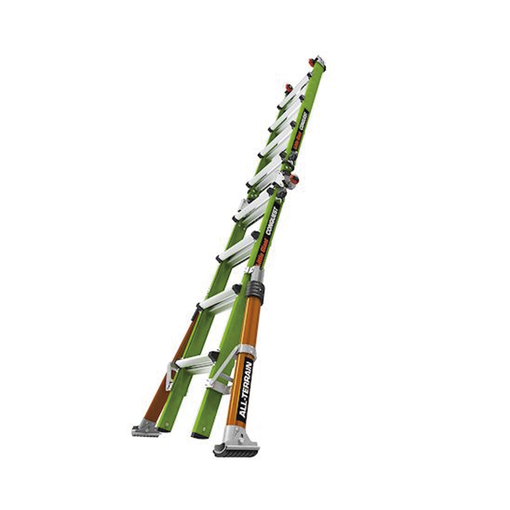 Escalera Multi-Posiciones de 6.7 m (22') para Suelos Inclinados o con Desniveles.