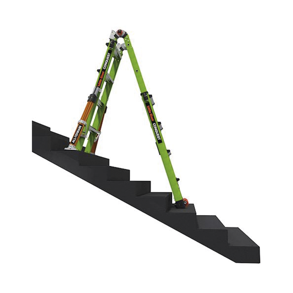 Escalera Multi-Posiciones de 6.7 m (22') para Suelos Inclinados o con Desniveles.