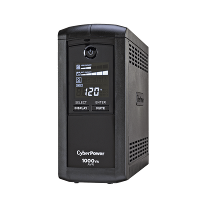 UPS de 1000 VA/600 W, Topología Línea Interactiva, Entrada 120 Vca NEMA 5-15P, Tipo Mini Torre, Con 9 Tomas NEMA 5-15R