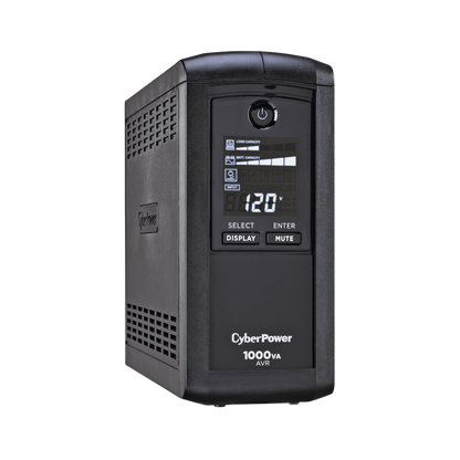 UPS de 1000 VA/600 W, Topología Línea Interactiva, Entrada 120 Vca NEMA 5-15P, Tipo Mini Torre, Con 9 Tomas NEMA 5-15R