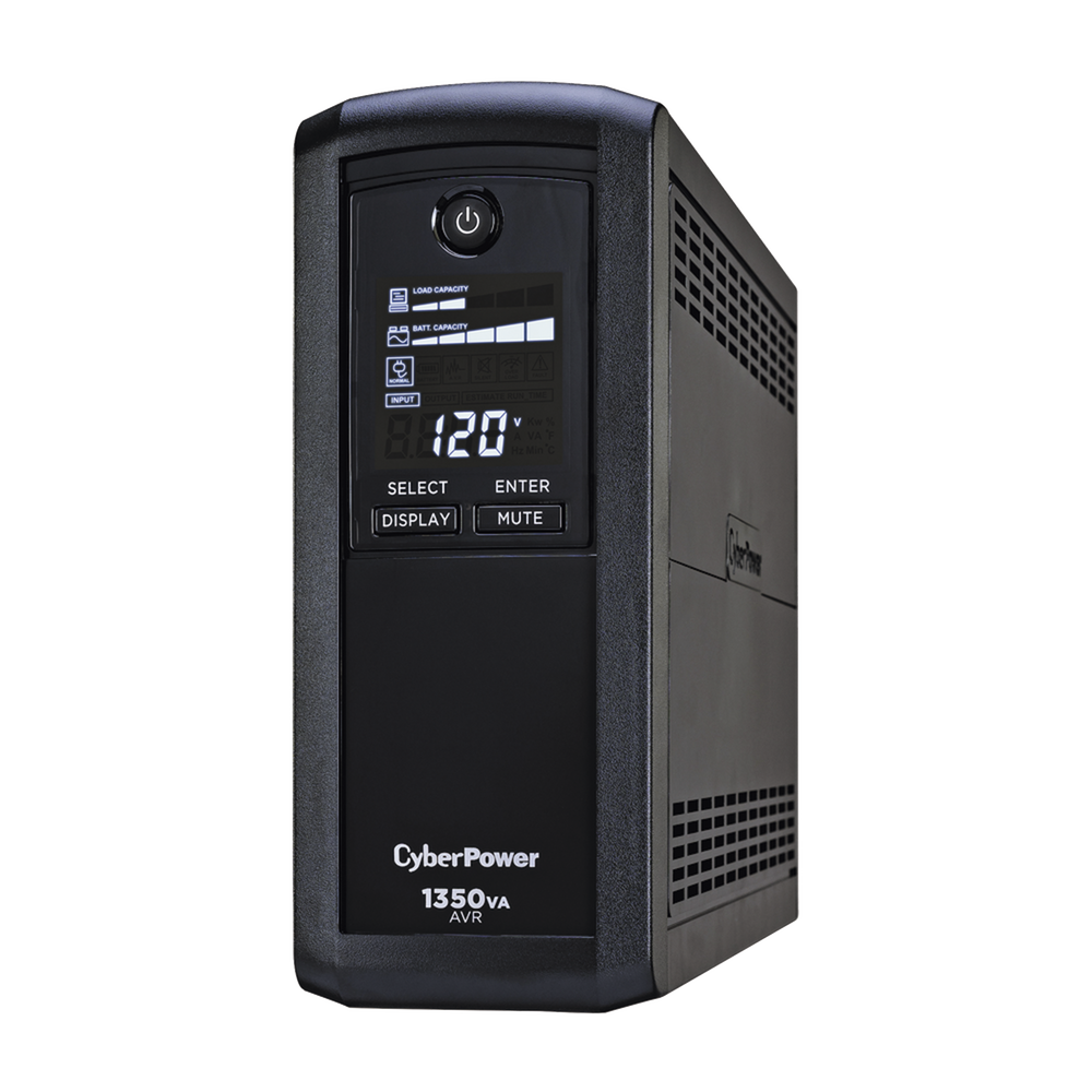 UPS de 1350 VA/815 W, Topología Línea Interactiva, Entrada 120 Vca NEMA 5-15P, Tipo Mini Torre, Con 10 Tomas NEMA 5-15R