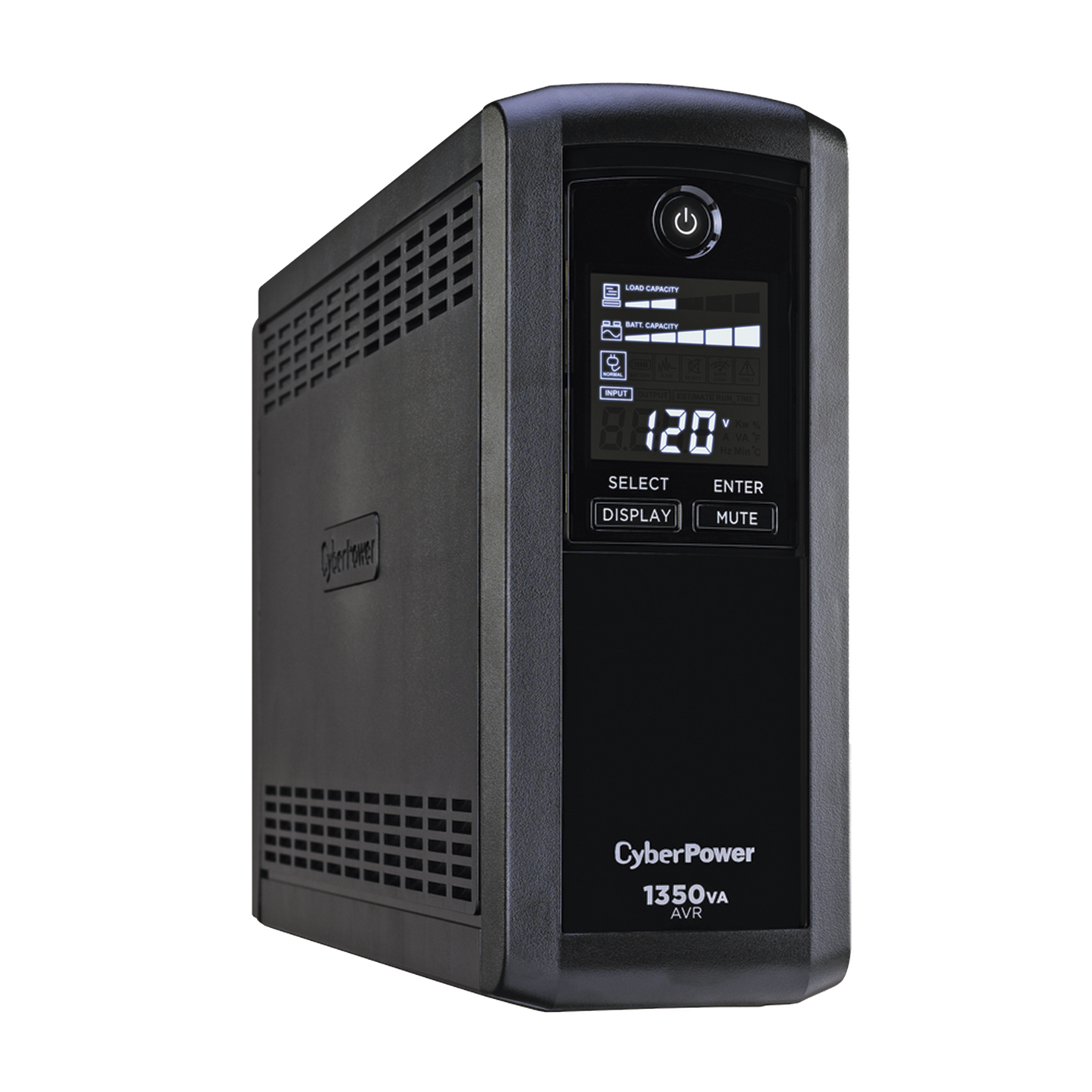 UPS de 1350 VA/815 W, Topología Línea Interactiva, Entrada 120 Vca NEMA 5-15P, Tipo Mini Torre, Con 10 Tomas NEMA 5-15R