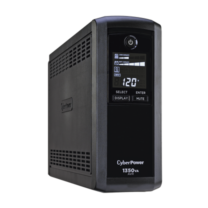 UPS de 1350 VA/815 W, Topología Línea Interactiva, Entrada 120 Vca NEMA 5-15P, Tipo Mini Torre, Con 10 Tomas NEMA 5-15R