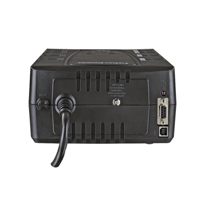 UPS de 825 VA/450 W, Topología Línea Interactiva, Entrada 120 Vca NEMA 5-15P, Tipo Gabinete Compacto, Con 8 Tomas NEMA 5-15R