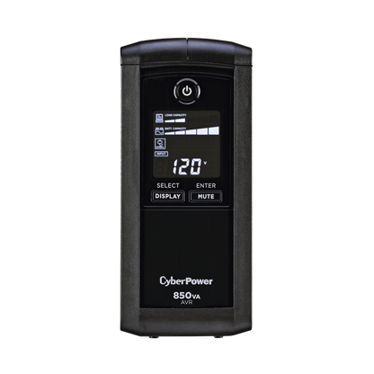 UPS de 850 VA/510 W, Topología Línea Interactiva, Entrada 120 Vca NEMA 5-15P, Tipo Mini Torre, Con 9 Tomas NEMA 5-15R