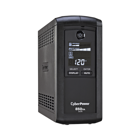 UPS de 850 VA/510 W, Topología Línea Interactiva, Entrada 120 Vca NEMA 5-15P, Tipo Mini Torre, Con 9 Tomas NEMA 5-15R