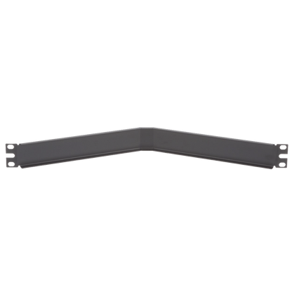 Tapa Ciega Para Rack Estándar de 19in, Angulado, de Acero, 1UR, Color Negro
