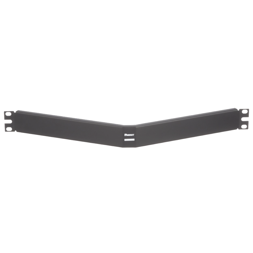 Tapa Ciega Para Rack Estándar de 19in, Angulado, de Acero, 1UR, Color Negro