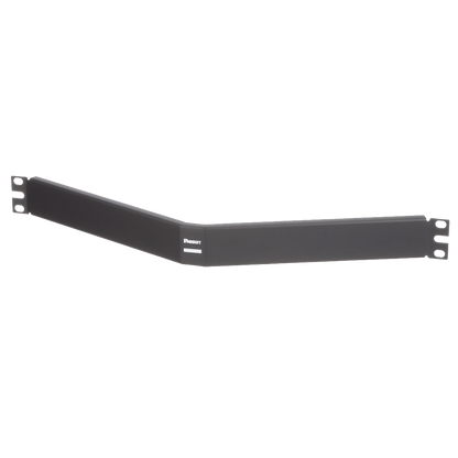 Tapa Ciega Para Rack Estándar de 19in, Angulado, de Acero, 1UR, Color Negro