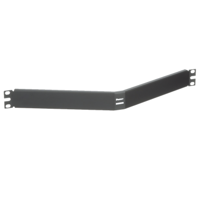 Tapa Ciega Para Rack Estándar de 19in, Angulado, de Acero, 1UR, Color Negro