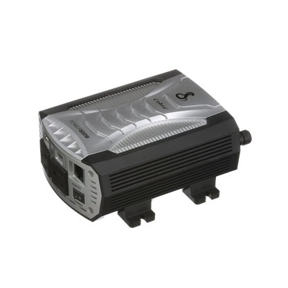 Inversor de Potencia / 500W Continuos / 1000W Pico / 2 Salidas AC GFCI / USB-A y USB-C Carga Rápida / Protección Pentagon / 12V DC a 115V AC