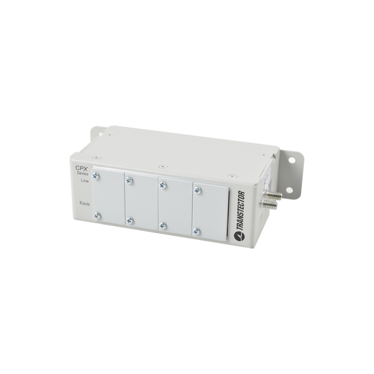 Chassis Montaje en Pared / 4 Módulos Protectores Familia CPX / Transtector