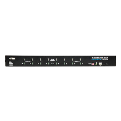 Switch KVM | 8 Puertos | DVI/VGA | Conexión en Cascada | Control de hasta 512 computadoras | USB 2.0 | Soporte Modo Difusión | Función Multipantalla