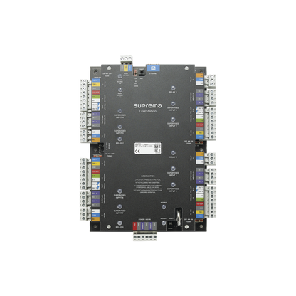CoreStation Panel de Control de Acceso / Biometría Integrada / Compatible con Sistema de Elevadores / 200,000 Huellas  / 4 Puertas