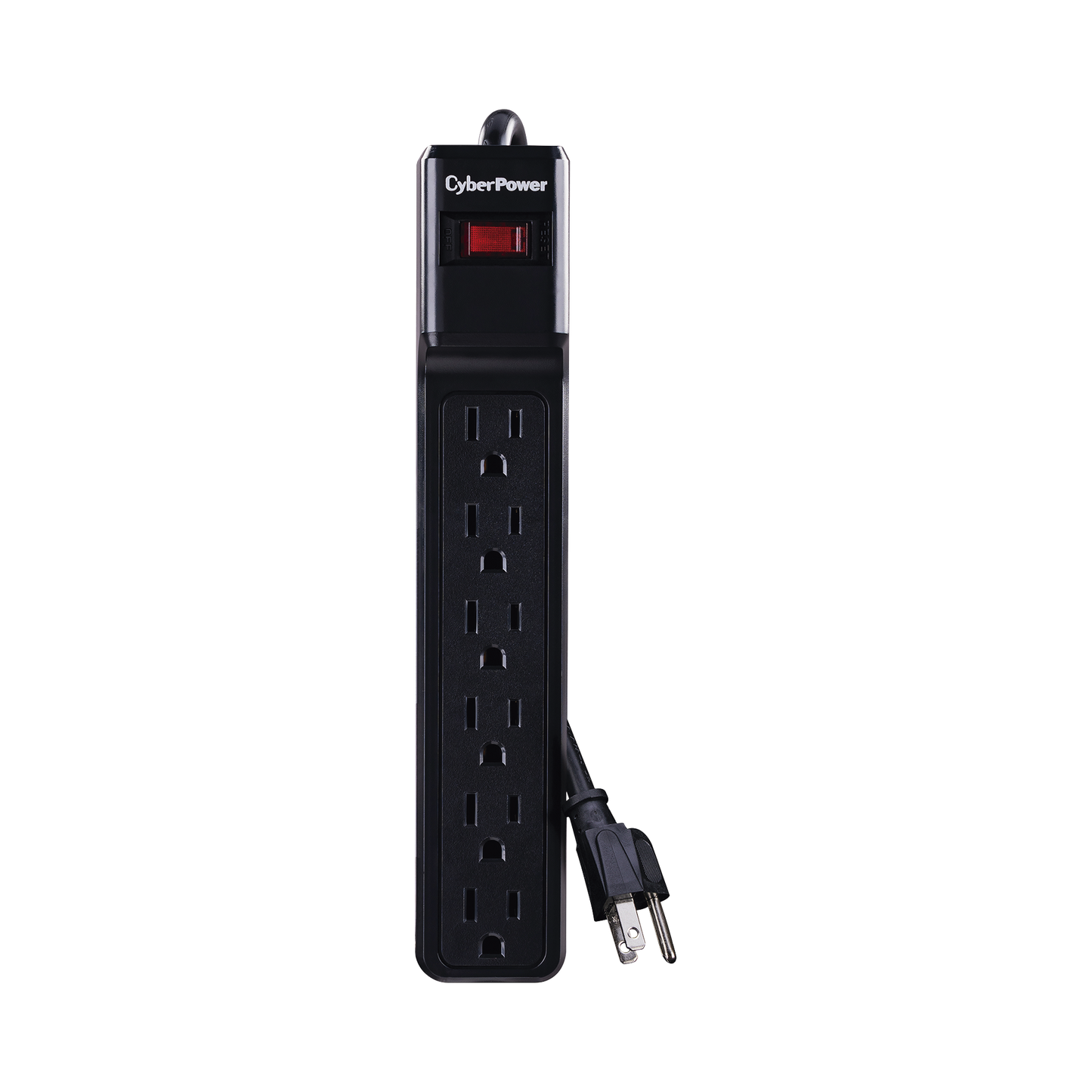 Multicontacto Con Supresor de Picos, Voltaje de Entrada 125 Vca NEMA 5-15P, Con 6 Salidas NEMA 5-15R, 1200 Joules