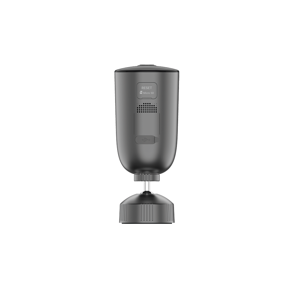 Cámara IP Inalámbrica Con Batería Recargable (Cero Cables) / 2K (3 Megapixel) / Micro SD / Detección Humana / Colores en Oscuridad / Sirena y Estrobo / 15 Mts IR / 15 Mts Luz Blanca / Exterior