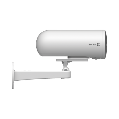 Cámara IP Exterior PoE / Color Night Vision / 3 Megapixel (2K) / AI Detección Humana y Vehiculos / H.265 / Vision Nocturna a Color / IP67 / Audio Bidireccional / Luz y Sirena / Micro SD