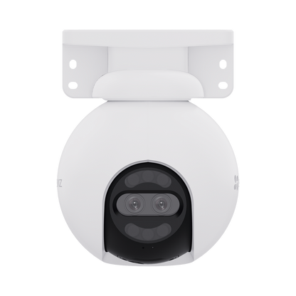 Cámara PT / Wi-Fi / Lente Dual / Panorámica 360° / Resolución 4K / Visión Nocturna ColorFULL  / IA Detección de Humanos y Vehiculos / Alarma con Sirena y Luz / IP65