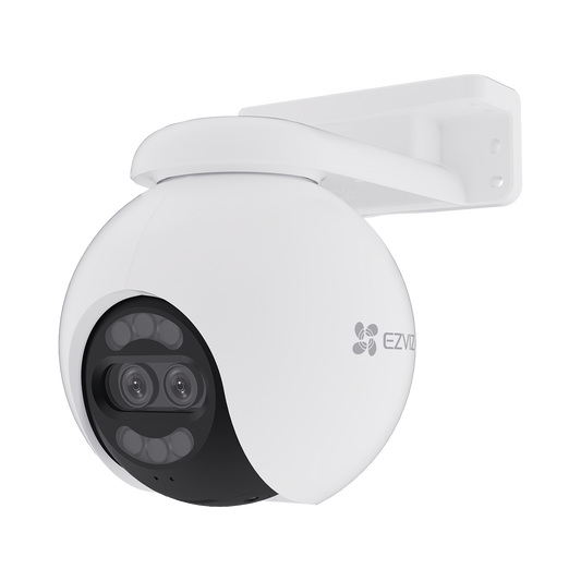 Cámara PT / Wi-Fi / Lente Dual / Panorámica 360° / Resolución 4K / Visión Nocturna ColorFULL  / IA Detección de Humanos y Vehiculos / Alarma con Sirena y Luz / IP65