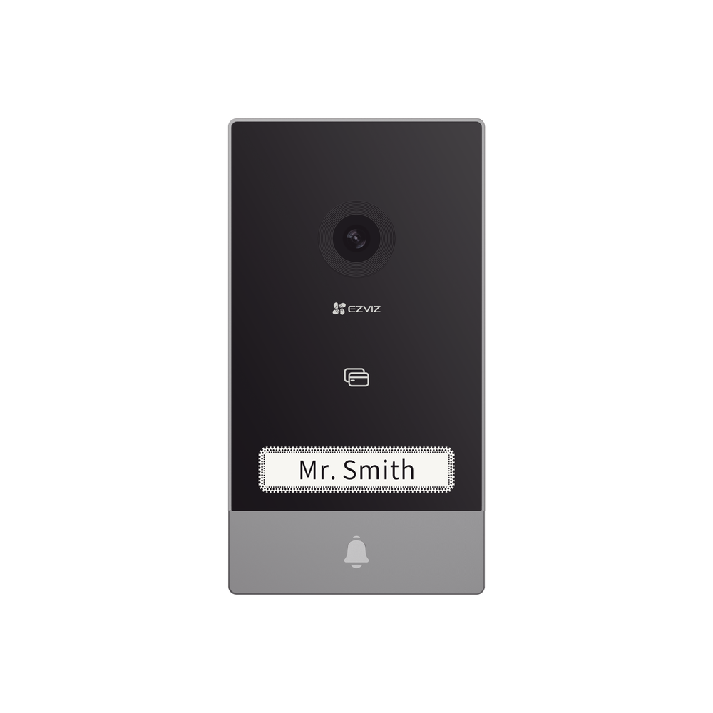 Videoportero IP Conexión a 2 Hilos / Con Monitor Wi-Fi para Interior / Frente de Calle  IP65 Uso En Exterior Debe Tener Protección / Cámara 3 Megapíxel / Llamada a la App / Apertura remota  / Apertura de 1 Puerta y un 1 Porton