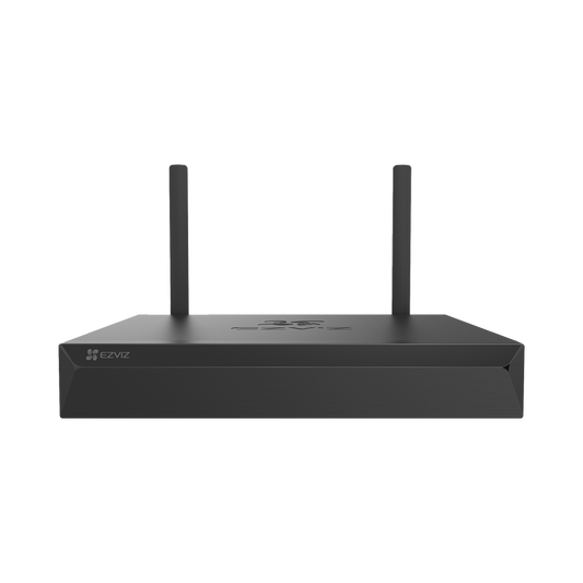 NVR Inalámbrico (WiFi) de 8 Canales IP / Admite Cámaras hasta 5 Megapixel (3K) / Salidas HDMI y VGA  / H.265 / Almacenamiento Expandible hasta 8 TB