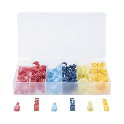 Kit de 60 Conectores para Cableado Eléctrico Tipo T-TAP / Conectores tipo Unión