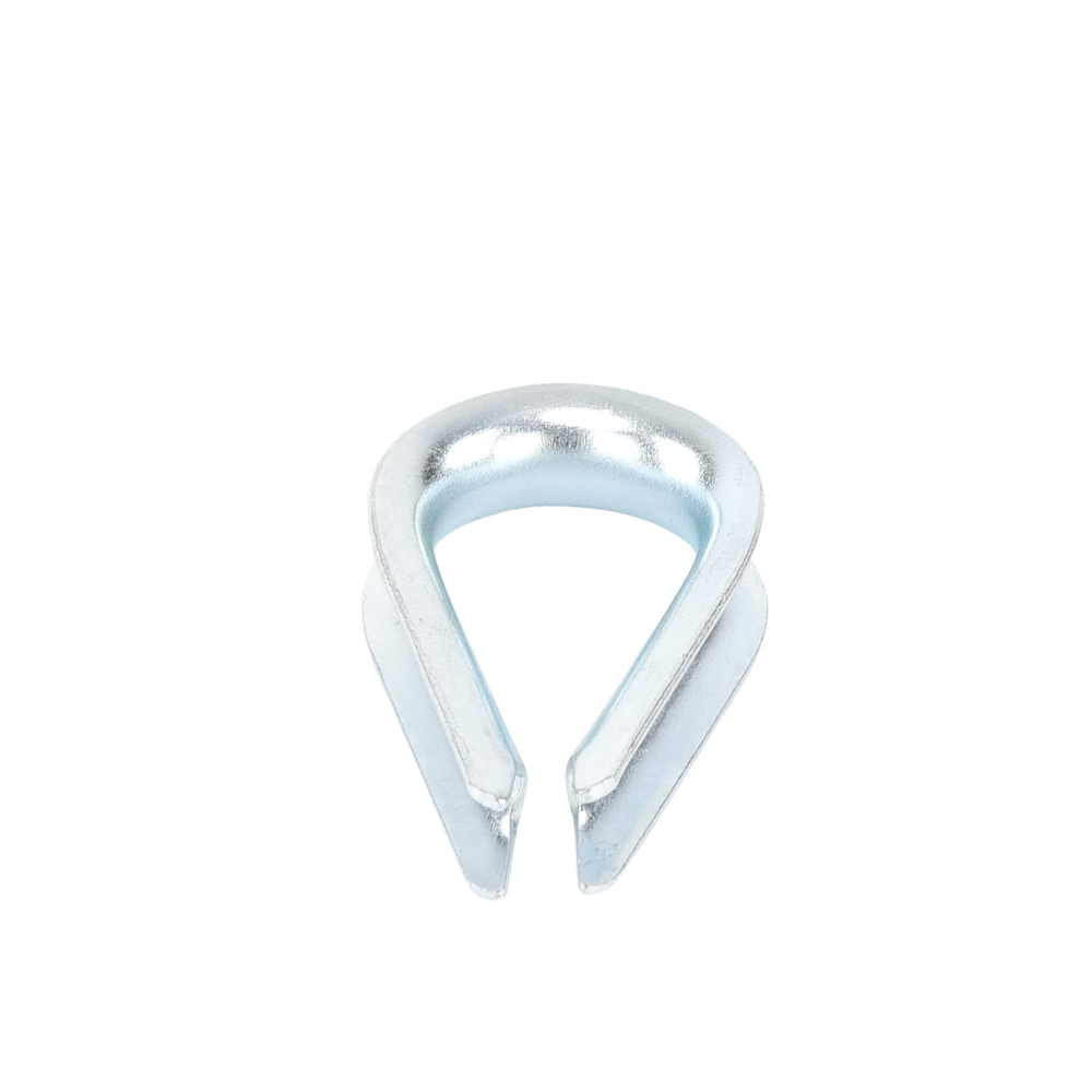 Cuello/ Guardacabo/ Rozadera para Cable de 3/8" de Acero Galv. por Inmersión.