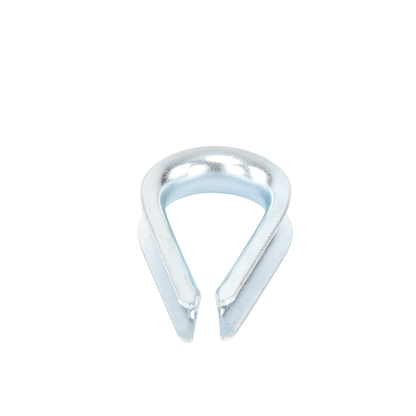 Cuello/ Guardacabo/ Rozadera para Cable de 3/8" de Acero Galv. por Inmersión.