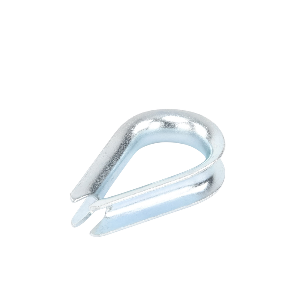 Cuello/ Guardacabo/ Rozadera para Cable de 3/8" de Acero Galv. por Inmersión.