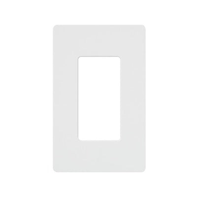 Tapa Color Blanco para interruptor o dimmer Lutron, 1 gang, limpio y moderno