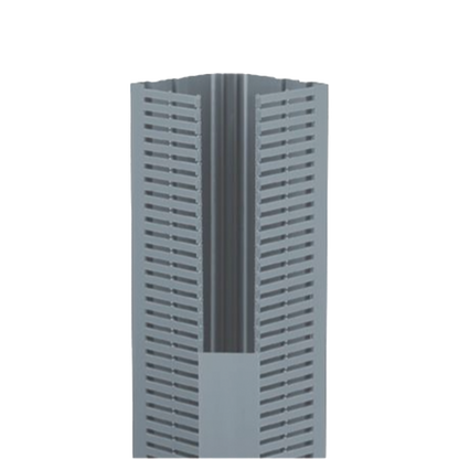 Canaleta para Cable en Esquina, 5.33" x 4.58", 6 Pies, Color Gris