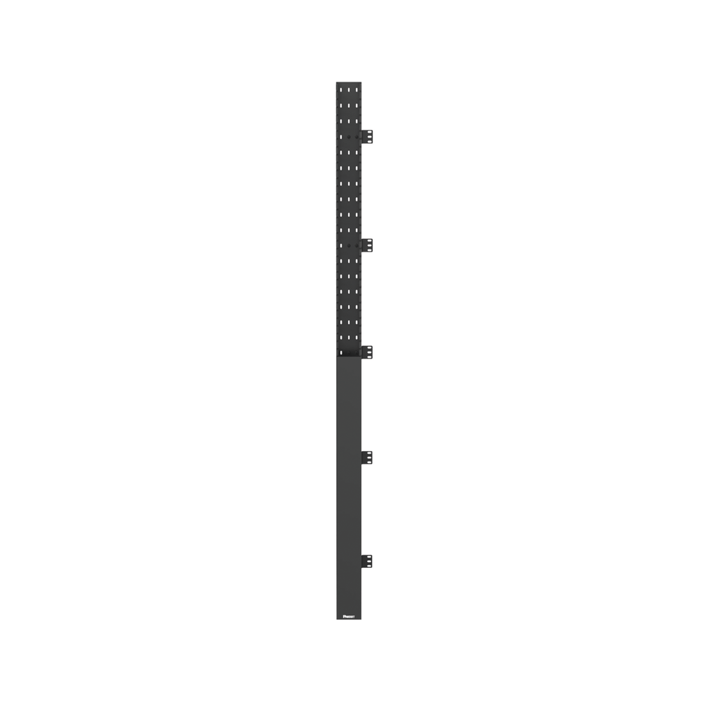 Organizador Vertical IN-Cabinet, Sencillo (Solo Frontal), Para Uso Con Gabinetes Panduit, 40 UR, 4.2 in de Ancho, Color Negro