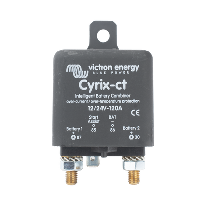 Cyrix-CT 12/24 V 120 A / Combinador Inteligente de Baterías en Vehículos y Embarcaciones
