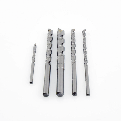 Juego de 5 Pzas. de Broca para Concreto, Zanco Recto (3/16", 1/4", 5/16", 3/8" y 1/2").