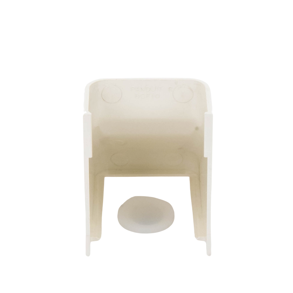Conexión para techo falso/entrada, para uso con canaleta LD10, material ABS, Color Blanco Mate