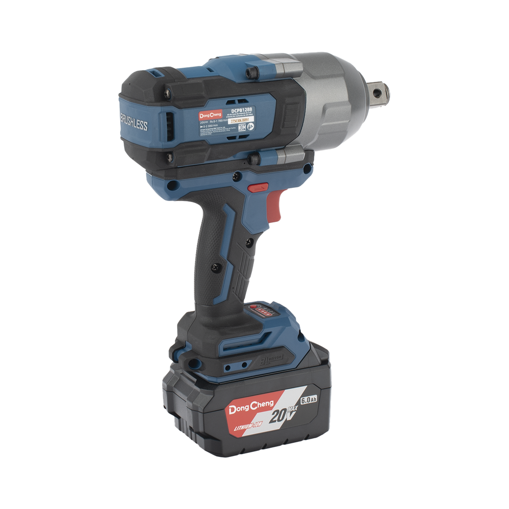 Llave de Impacto Inalámbrica de 20V, Entrada de 3/4 in, Incluye 2 Baterías de 6Ah, Cargador y Estuche