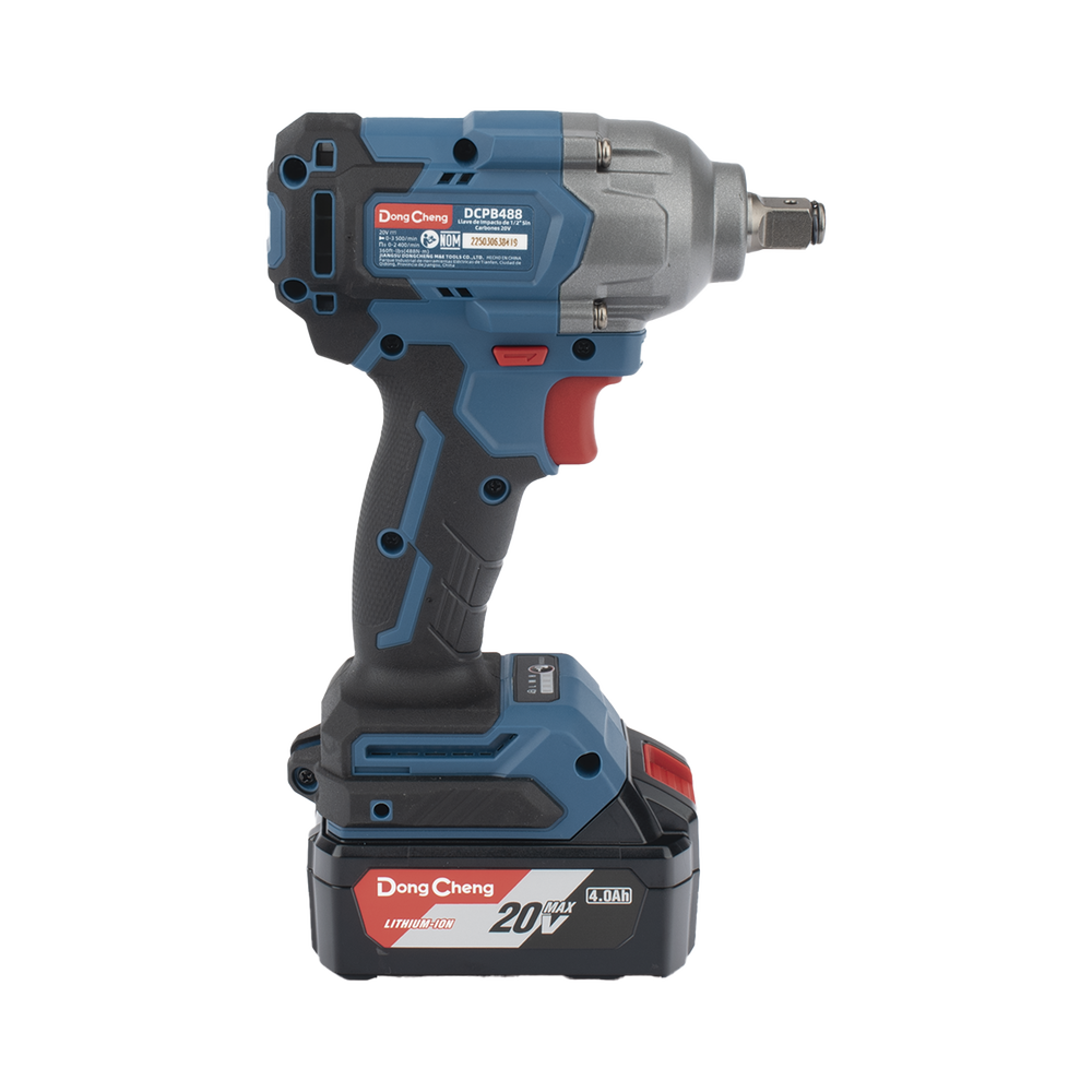 Llave de Impacto Inalámbrica de 20 V, incluye 2 Baterías de 4.0 AH, Cargador y Estuche plástico.