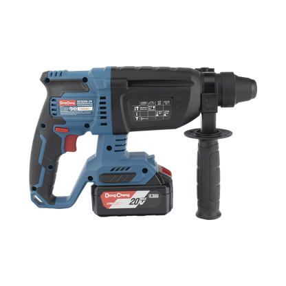 Martillo Perforador Inalámbrico SDS-PLUS 20V / Motor Brushless / 3 Modos Taladro Percusión Demolición / 2.7 J Energía de Impacto / 2 Baterías 4.0Ah con Cargador y Estuche