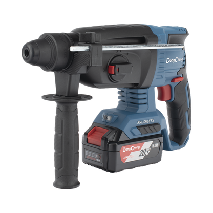 Martillo Perforador Inalámbrico SDS-PLUS 20V / Motor Brushless / 3 Modos Taladro Percusión Demolición / 2.7 J Energía de Impacto / 2 Baterías 4.0Ah con Cargador y Estuche