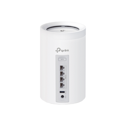 Router Inalámbrico MESH Interior para Hogar / Triple Banda Wi-Fi 7 BE9300 Mbps / 2 Puerto 2.5 Gigabit WAN/LAN / 4 Antenas Internas / Operación Multi-Link MLO / Administración Mediante la App Deco (iOS, Android) / HomeShield