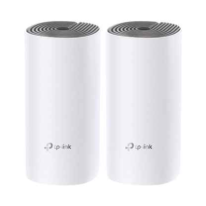 Kit de Router inalámbrico mesh Deco E4 para Hogar / Doble banda AC 1200  / 2 puertos 10/100 Mbps / Compatible con amazon alexa.