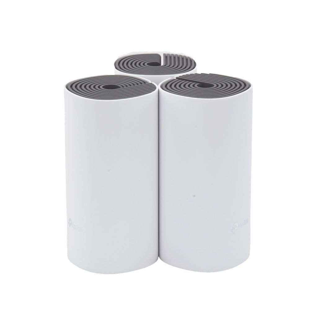 Kit de Router inalámbrico mesh Deco E4 para Hogar / Doble banda AC 1200  / 2 puertos 10/100 Mbps / Compatible con amazon alexa.