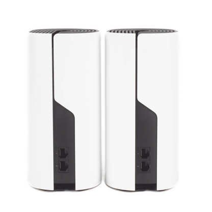 KIT 2 Routers Inalámbricos MESH Interior para Hogar / Doble Banda Wi-Fi 5 AC1200 Mbps / 2 Puerto Gigabit WAN/LAN / 2 Antenas Internas / Administración Mediante la App Deco (iOS, Android)