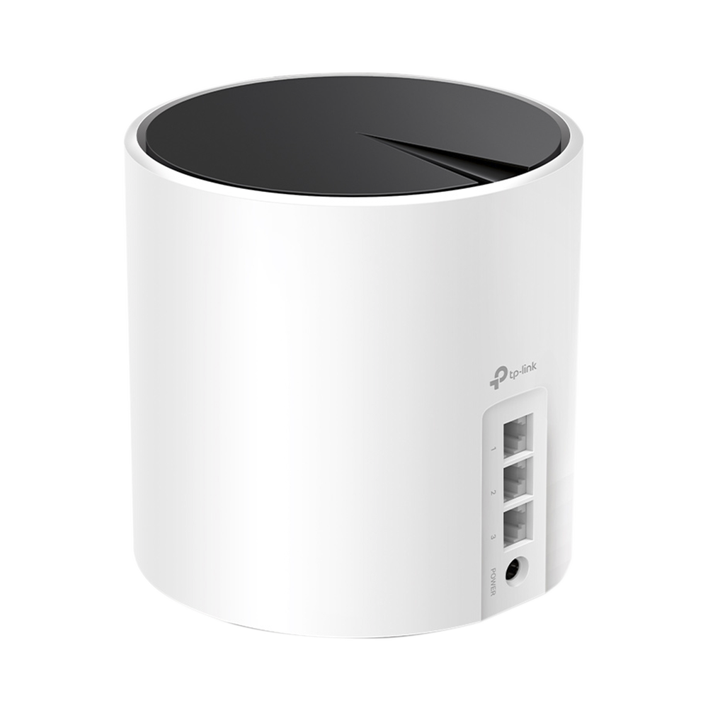Kit 2 Routers Inalámbricos MESH Interior para Hogar / Doble Banda Wi-Fi 6 AX3000 Mbps / 3 Puerto Gigabit WAN/LAN / 2 Antenas Internas / Administración Mediante la App Deco (iOS, Android) / Protección HomeShield