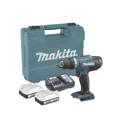 Taladro Inalámbrico SIN CARBONES, Broquero de 1/2", 1,700 RPM, 18VâŽ“, Torque: 40 N.m C/2 Bat. (1.5Ah) y Cargador.