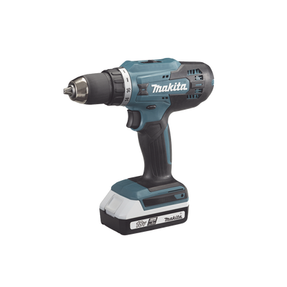 Taladro Inalámbrico SIN CARBONES, Broquero de 1/2", 1,700 RPM, 18VâŽ“, Torque: 40 N.m C/2 Bat. (1.5Ah) y Cargador.