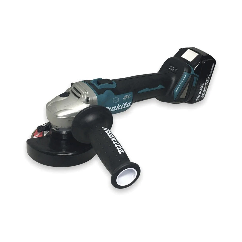 Miniesmeril 115mm 4-1/2in 8.500 Rpm,1 Batería 18V Li-ION de 5.0 Ah, Cargador y 3 Discos.